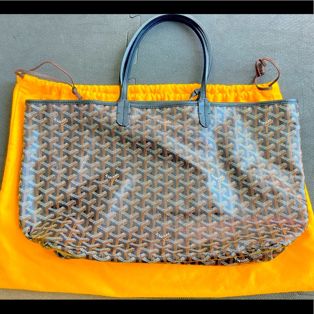 Goyard Black Goyardine Canvas St. Louis Pm Authentic